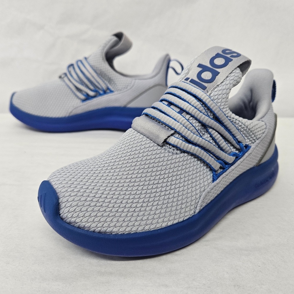 Adidas Lite Racer Adapt 7.0 K Athletic Sneakers JS5016 Grey Blue Kids Size 5.5 - Picture 3 of 10